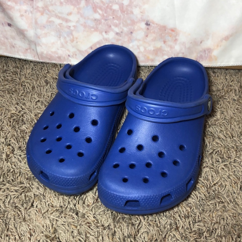 Navy Blue Crocs